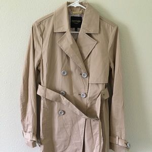 NWOT Juicy Couture Blush Taupe Classic Trench Coat